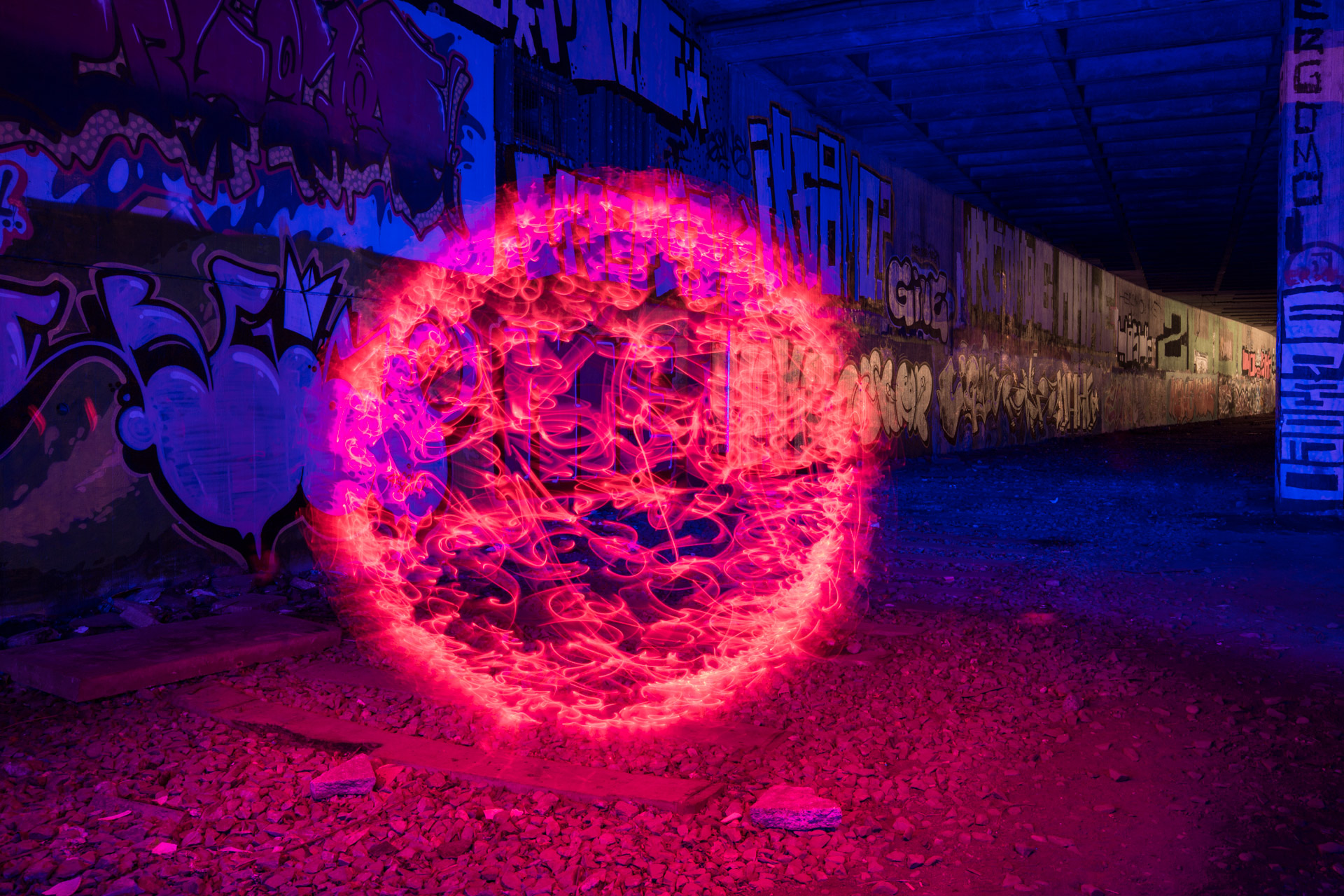 Fireball Lightpainting München